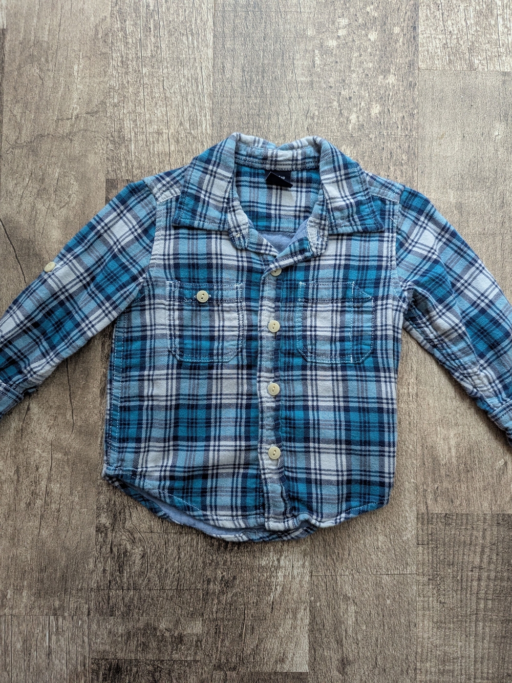 Baby Boy BabyGap Plaid Button Down Shirt
